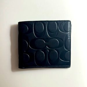 Coach Men’s bi-fold wallet (black)